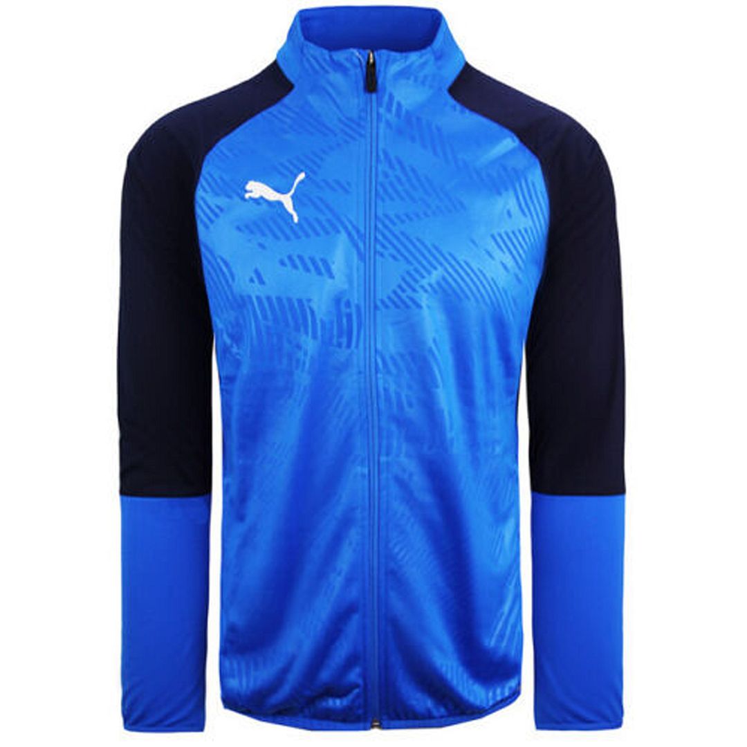 Puma DryCell Mens Blue Football Jacket