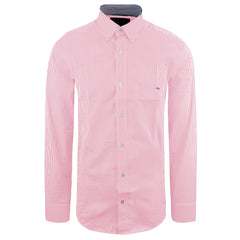 Eden Park Paris Oxford Raybat Mens Rose Shirt