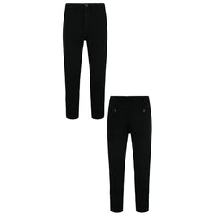 Eden Park Paris Regular Mens Black Chino Trousers