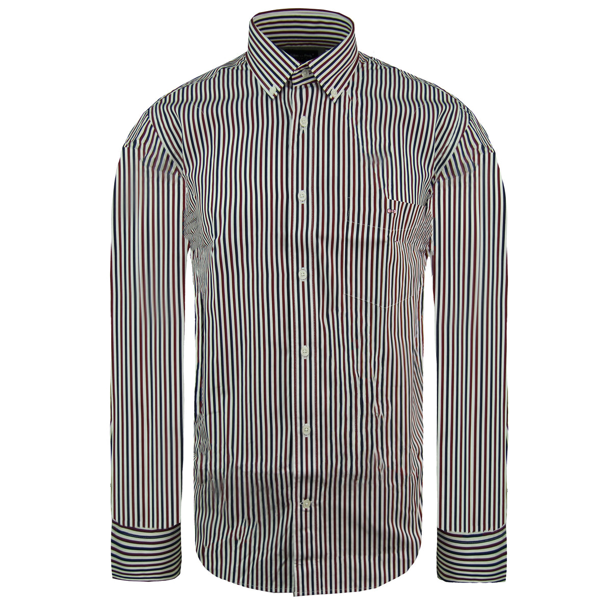 Eden Park Paris Striped Mens Oxford Shirt