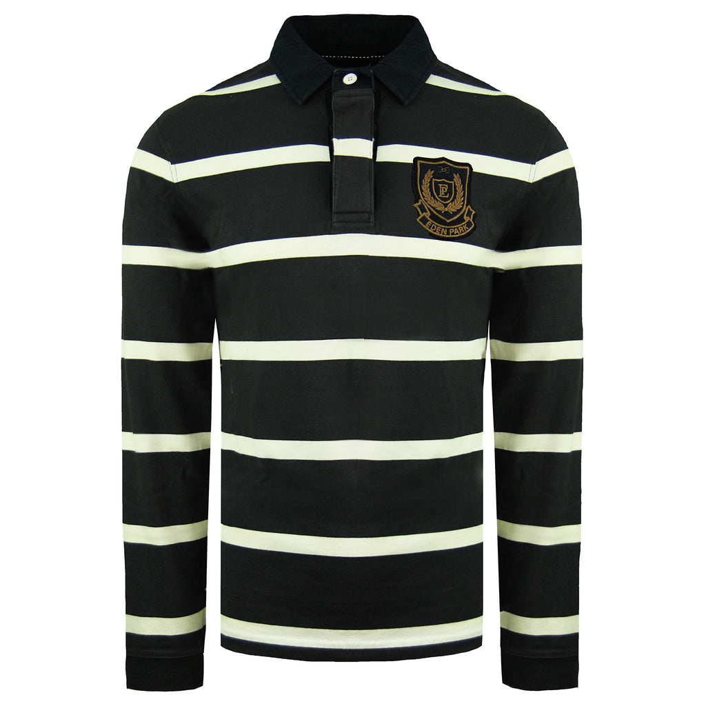 Eden Park Paris Premium Three Mens Brown Polo Top