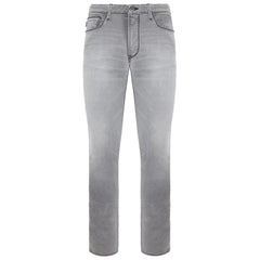 Armani Jeans J06 Slim Fit Mens Light Grey Denim