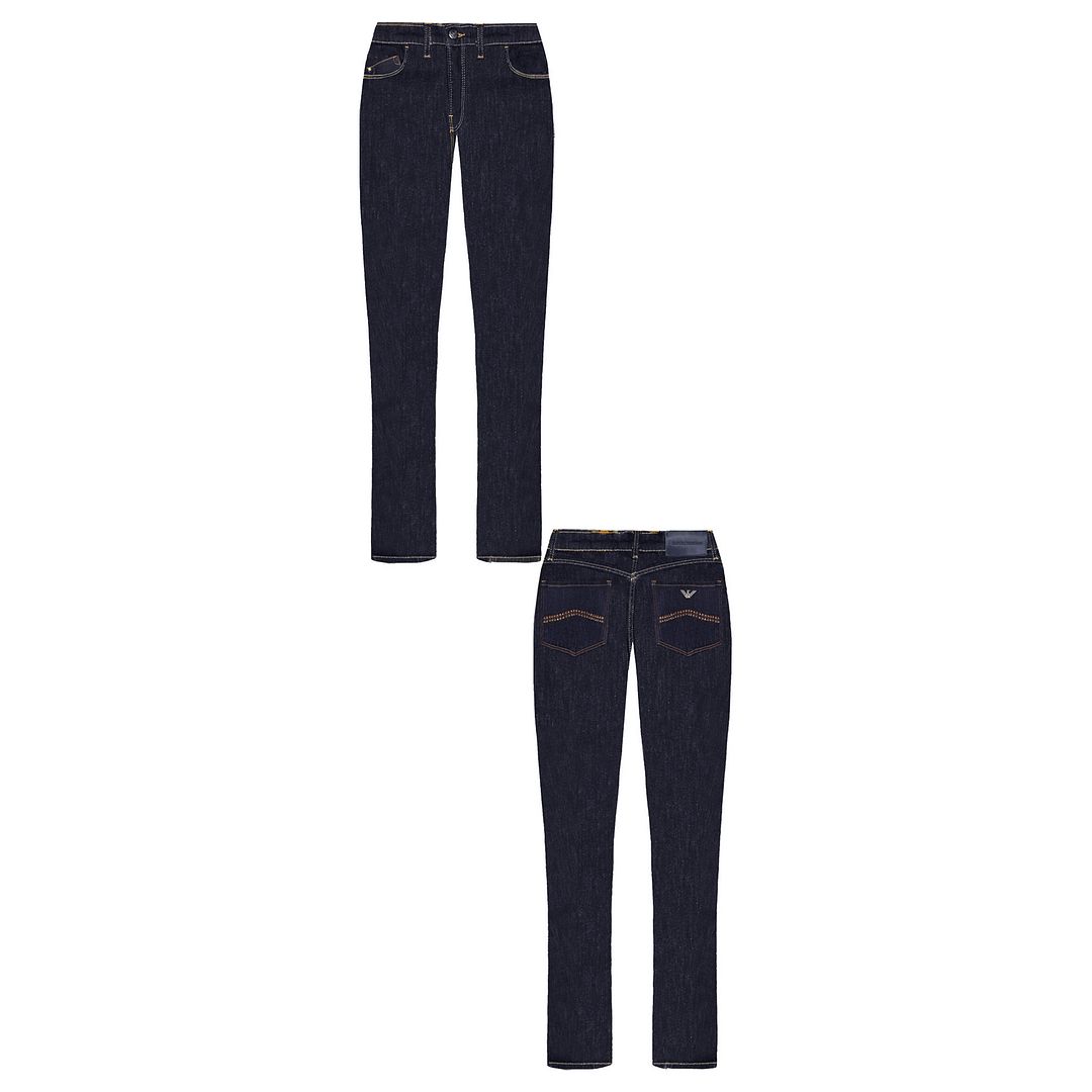 Emporio Armani J28 Womens Skinny Fit Womens Jeans