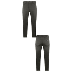 Armani Jeans J45 Slim Fit Mens Dark Grey Trousers