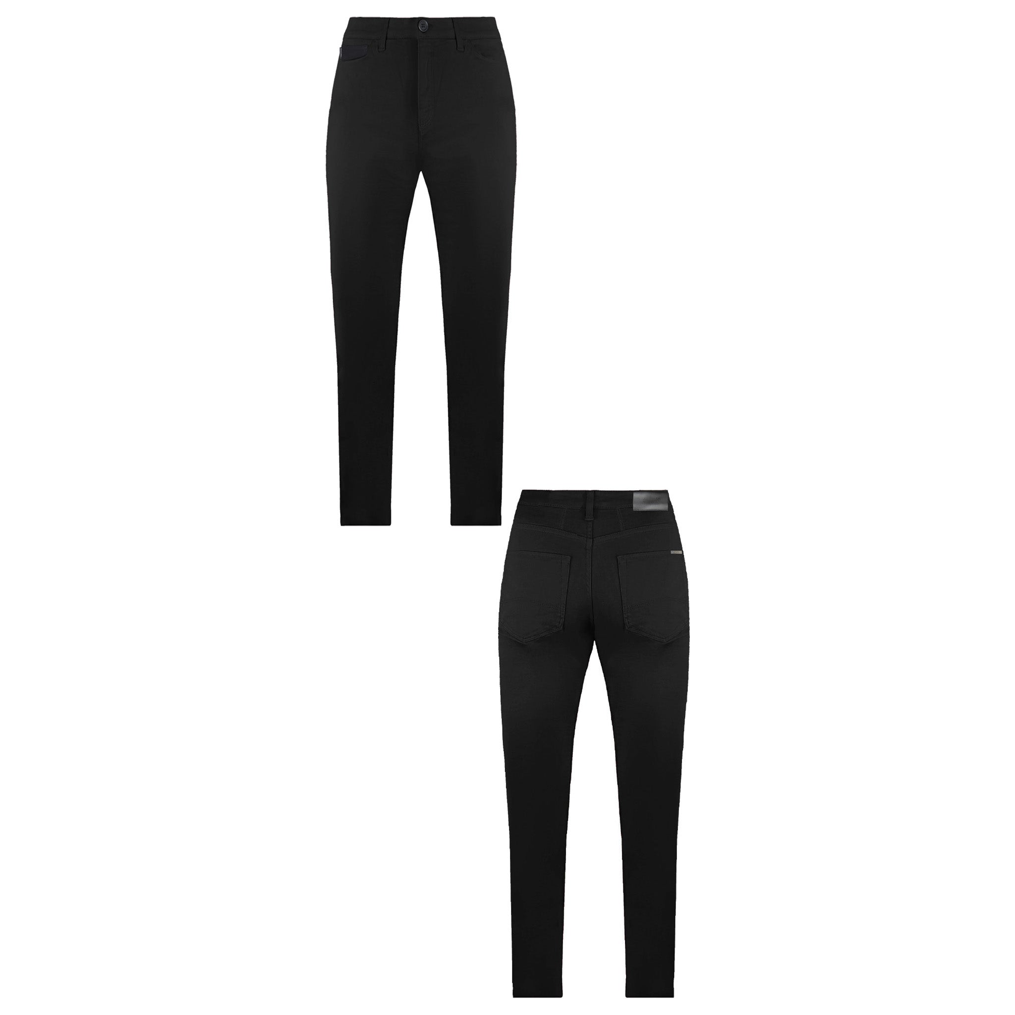 Armani Exchange Slim Fit Mens Black Chinos