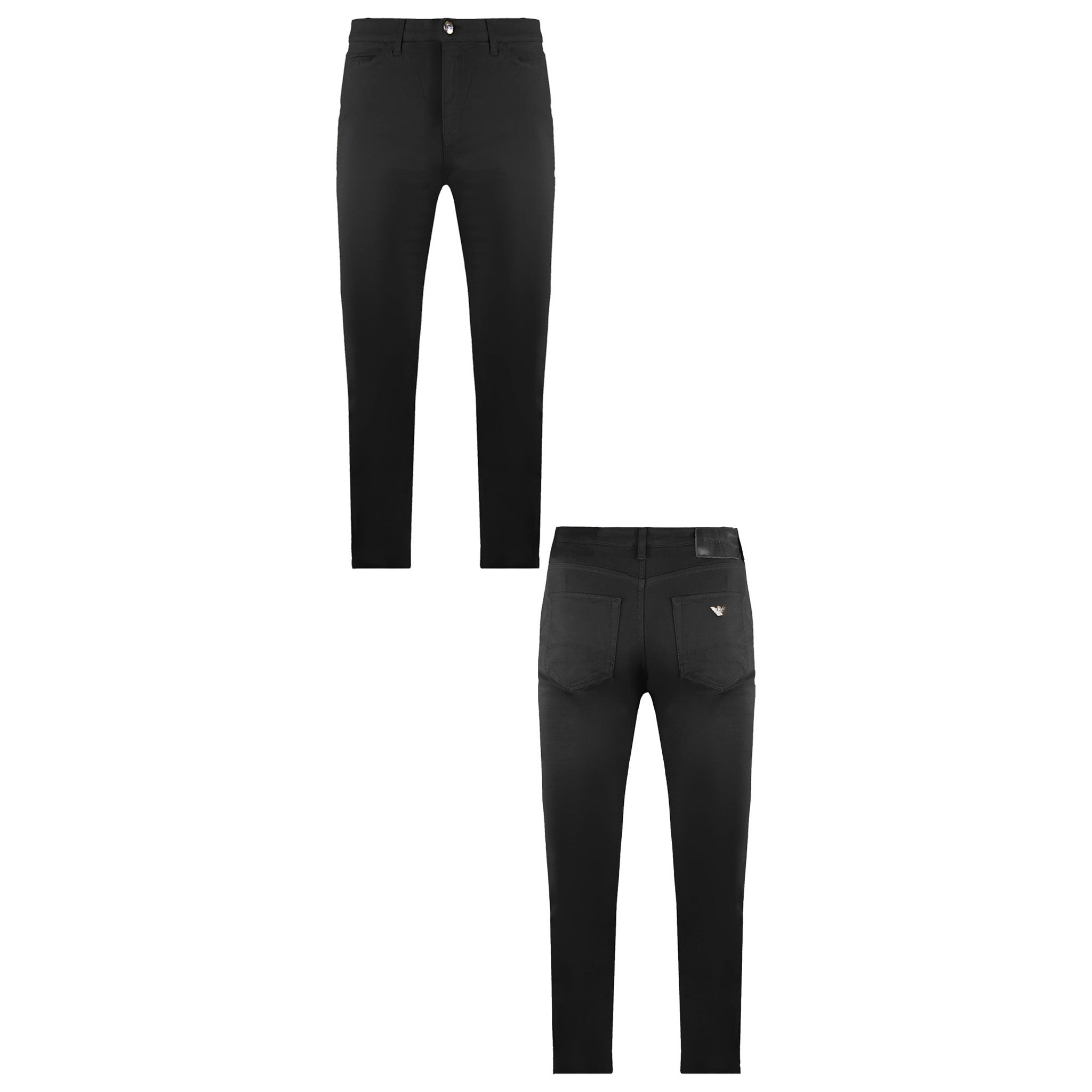 Emporio Armani Slim Fit Mens Black Jeans