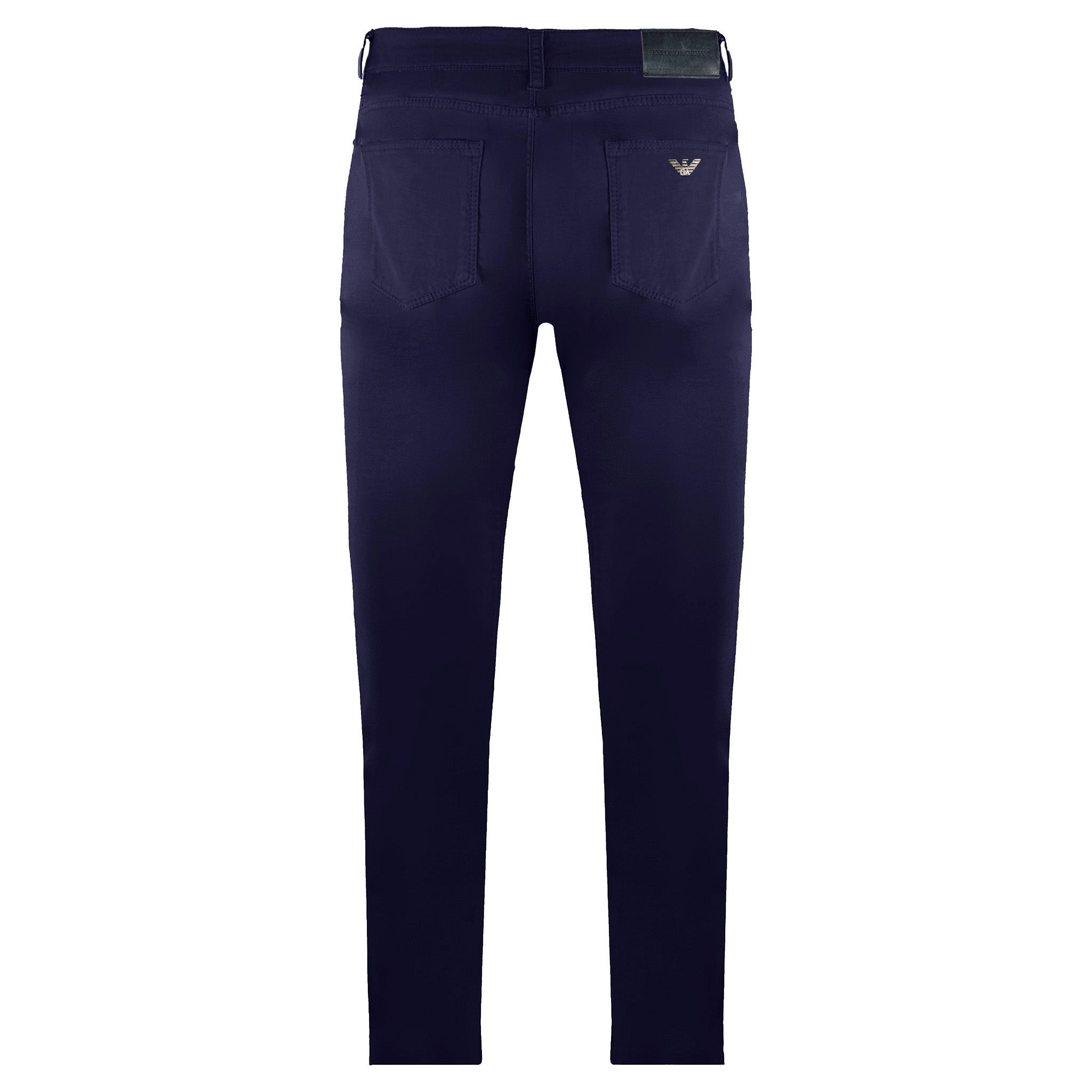 Emporio Armani Slim Fit Mens Navy Chino Trousers