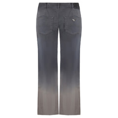 Emporio Armani J33 Regular Fit Wide Leg Womens Jeans