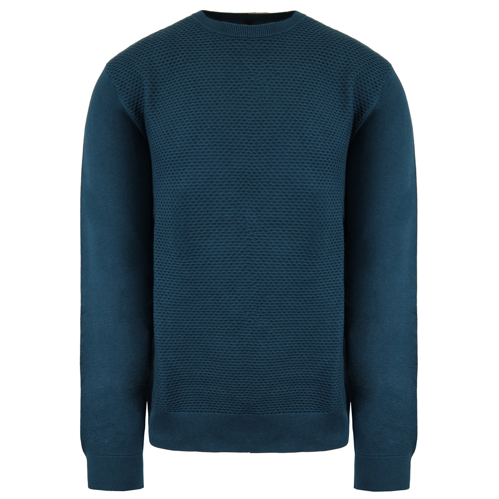 Armani Exchange Mens Navy Blue Sweater