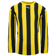 Puma V05.06 Crew Neck Black Yellow Striped Juniors Shirt