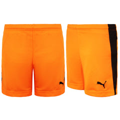 Puma V5.08 Short With Inner Slip Orange Boys Football Bottoms