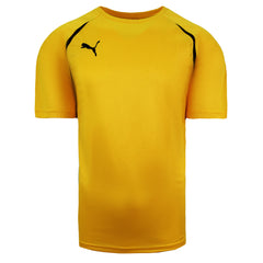 Puma Vencida Mens Yellow Football Top