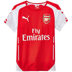 Puma Arsenal FC Short Sleeve Black Red Kids Football Top 746462 RED WHITE