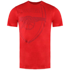 Puma Arsenal F.C Graphic Logo Short Sleeve Crew Neck Red Mens T-Shirt 746481 01