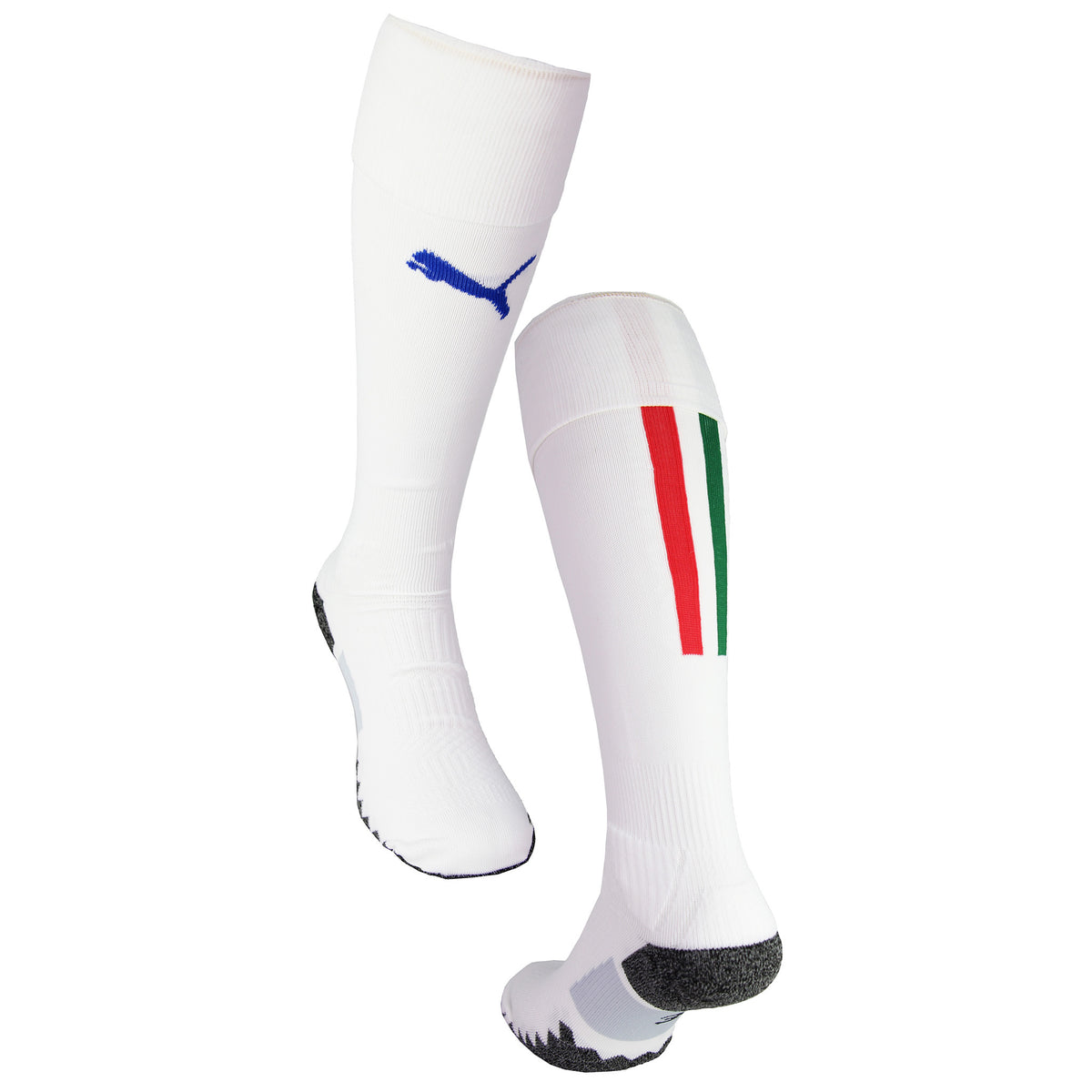 Puma FIGC Italia Separate Football White Mens Soccer Socks 748847 02