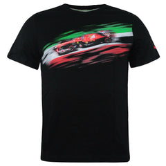 Puma Scuderia Ferrari Graphic Tee Black T-Shirt Junior Boys 761690 01 YXXL