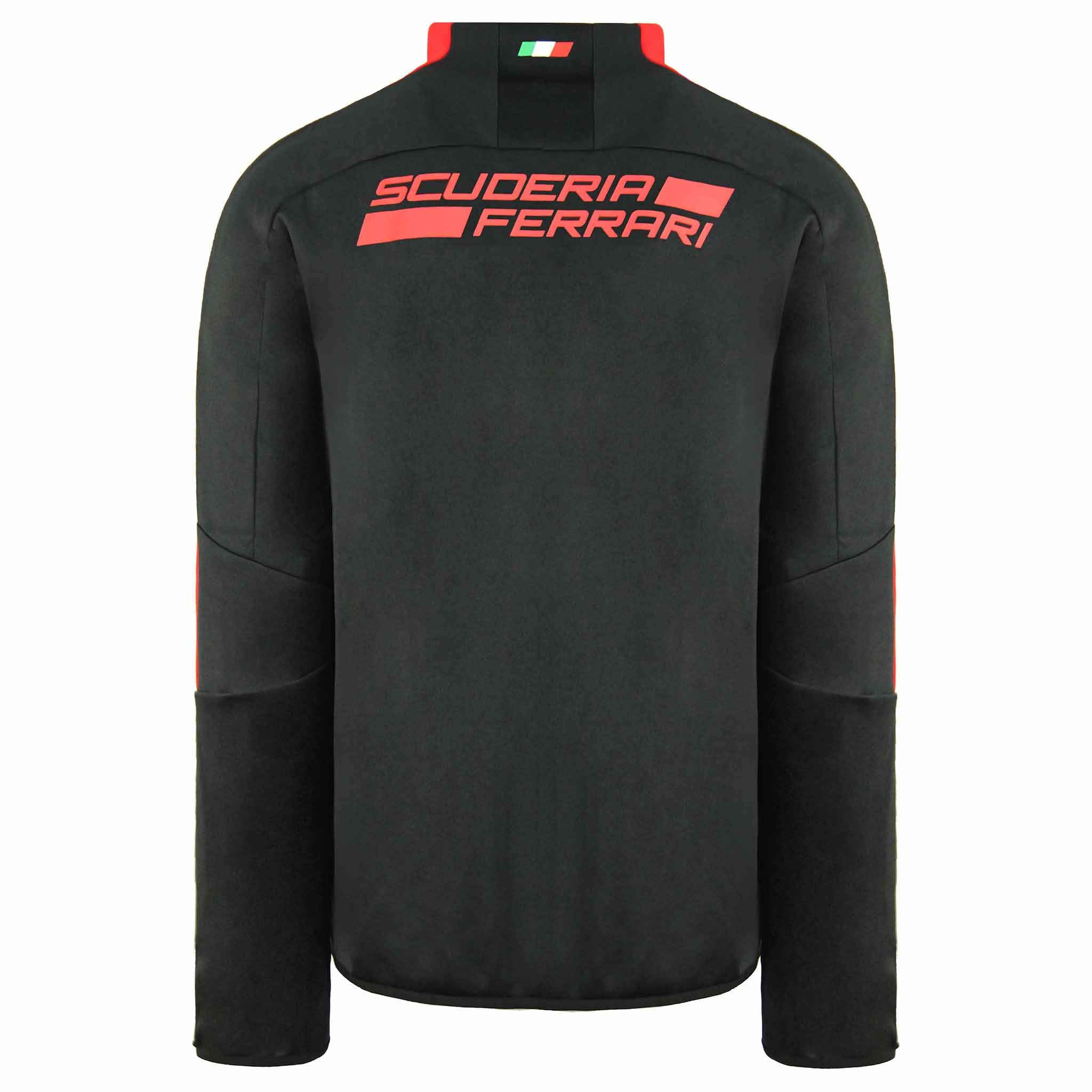 Puma Scuderia Ferrari T7 Long Sleeve Zip Up Black Red Mens Track Jacket 762133 02