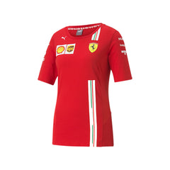 Puma Scuderia Ferrari Womens Red T-Shirt