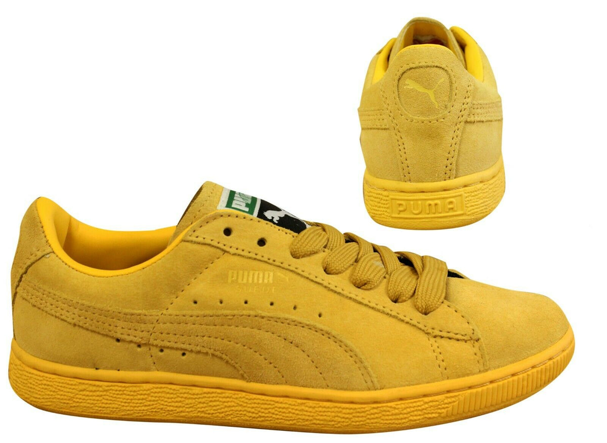 Puma Suede Archive Eco Yellow Leather Lace Up Mens Trainers 352421 10 B16C