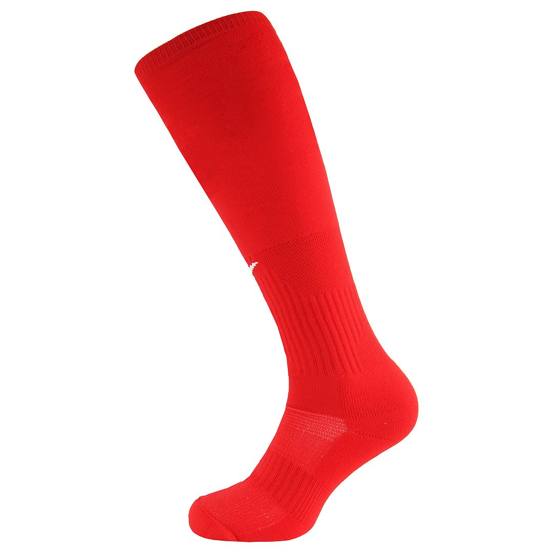 Nike Graphic Logo Red Mens Long Solid Game Socks 785877 660