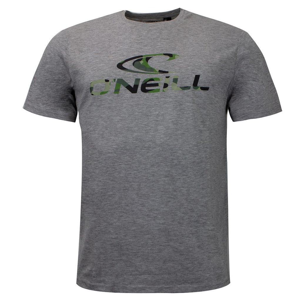 O'Neill Short Sleeve Crew Neck Grey Mens Photoprint T-Shirt 7A3766 8001