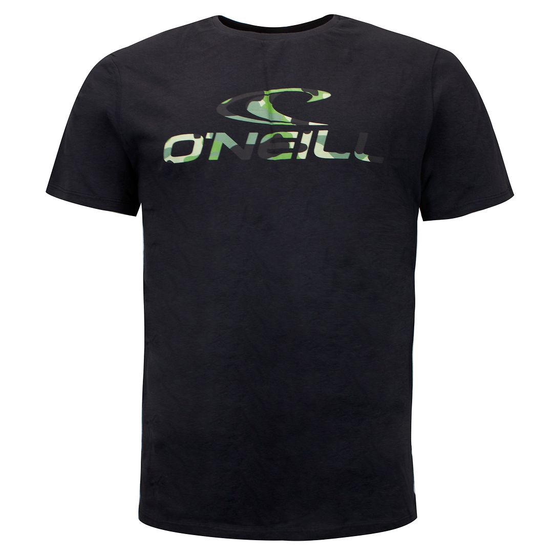 O'Neill Mens Photoprint T-Shirt Lifestyle Short Sleeve Casual Black Top 7A3766 9010