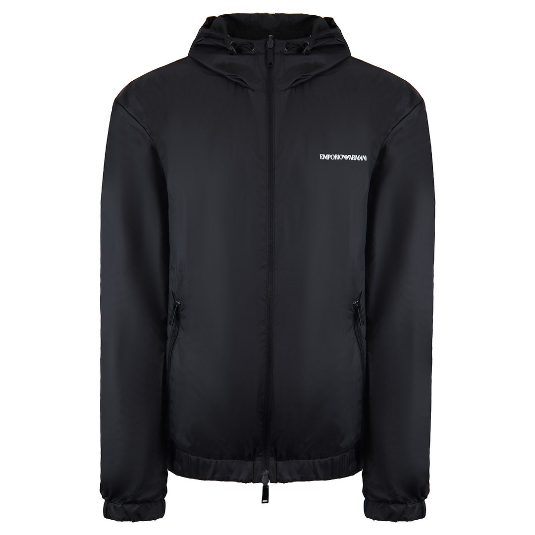 Emporio Armani Logo Mens Black Reversible Jacket