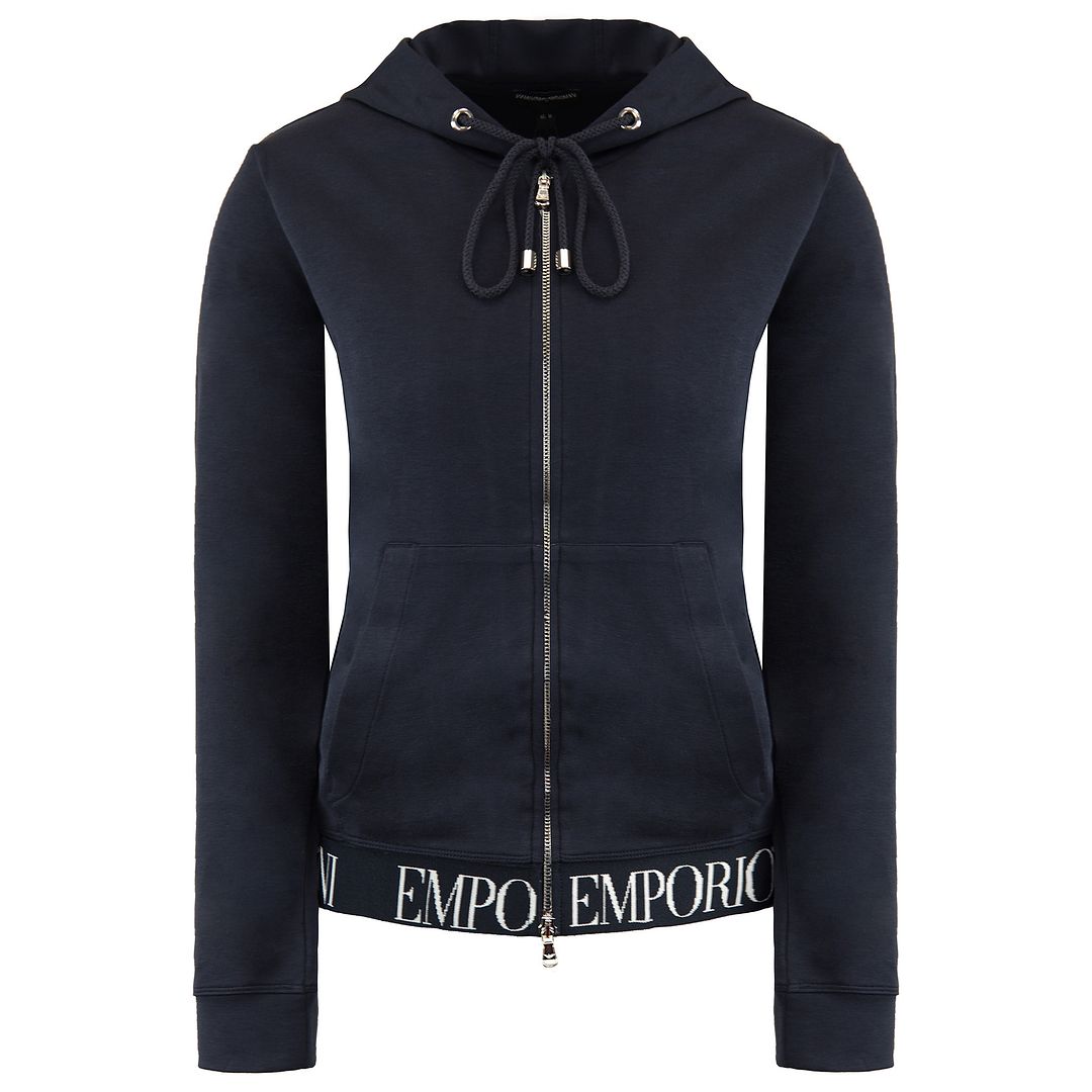 Emporio Armani Womens Navy Track Jacket