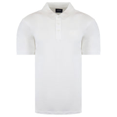 Armani Jeans Plain Mens White Polo Shirt