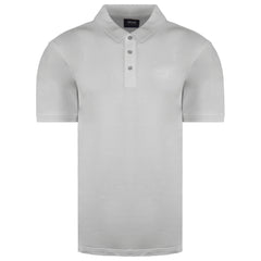 Armani Jeans Mens Light Grey Polo Shirt