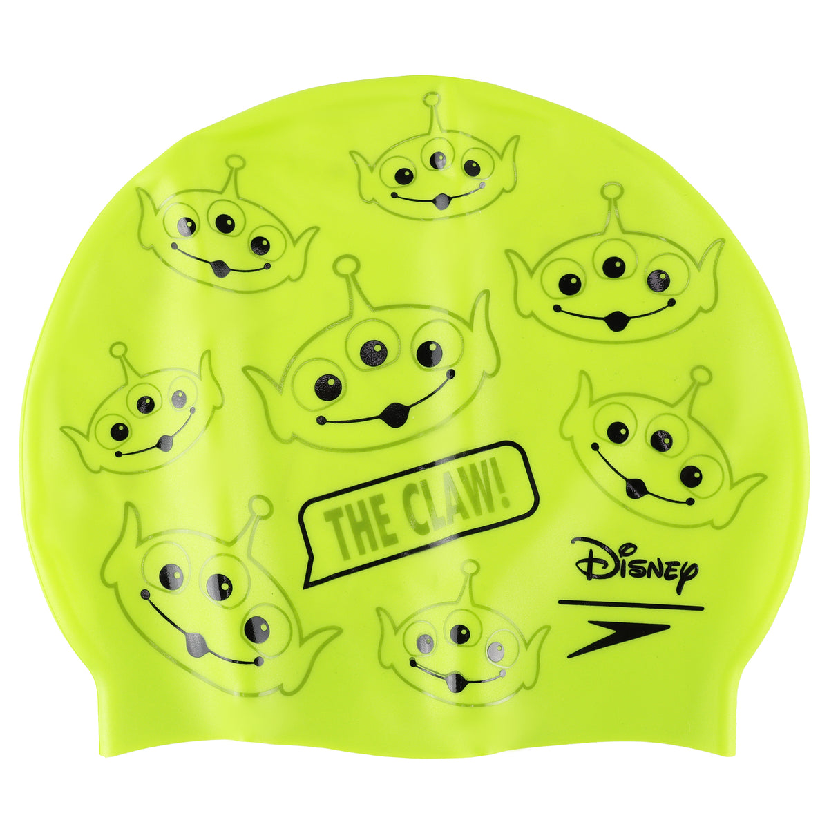 Speedo Disney Toy Story Green Junior Printed Silicone Swim Cap