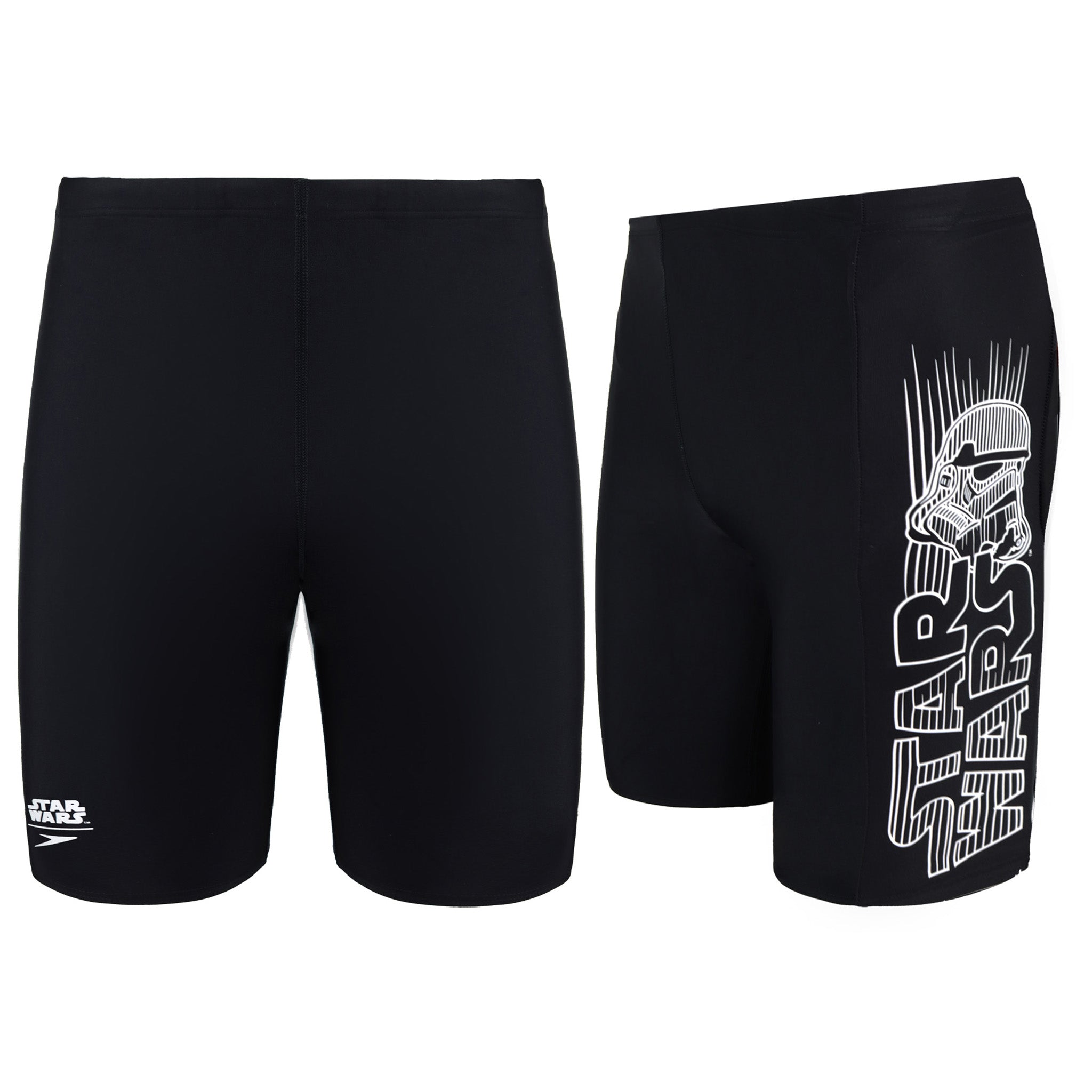 Speedo Star Wars Juniors Black Printed Aquashorts