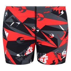 Speedo All Over Print Star Wars Black Red Junior Jammer Swim Shorts 8 33162C628