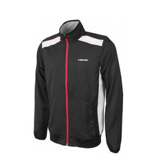 Head Logo Mens Black Track Jacket