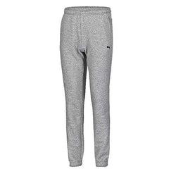 Puma Essential Mens Fleece Cotton Closed Grey Track Bottoms Pants 816537 03 A93B