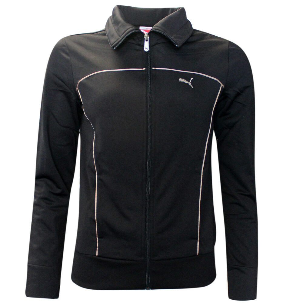 Puma Poly Black Full Tracksuit - Womens