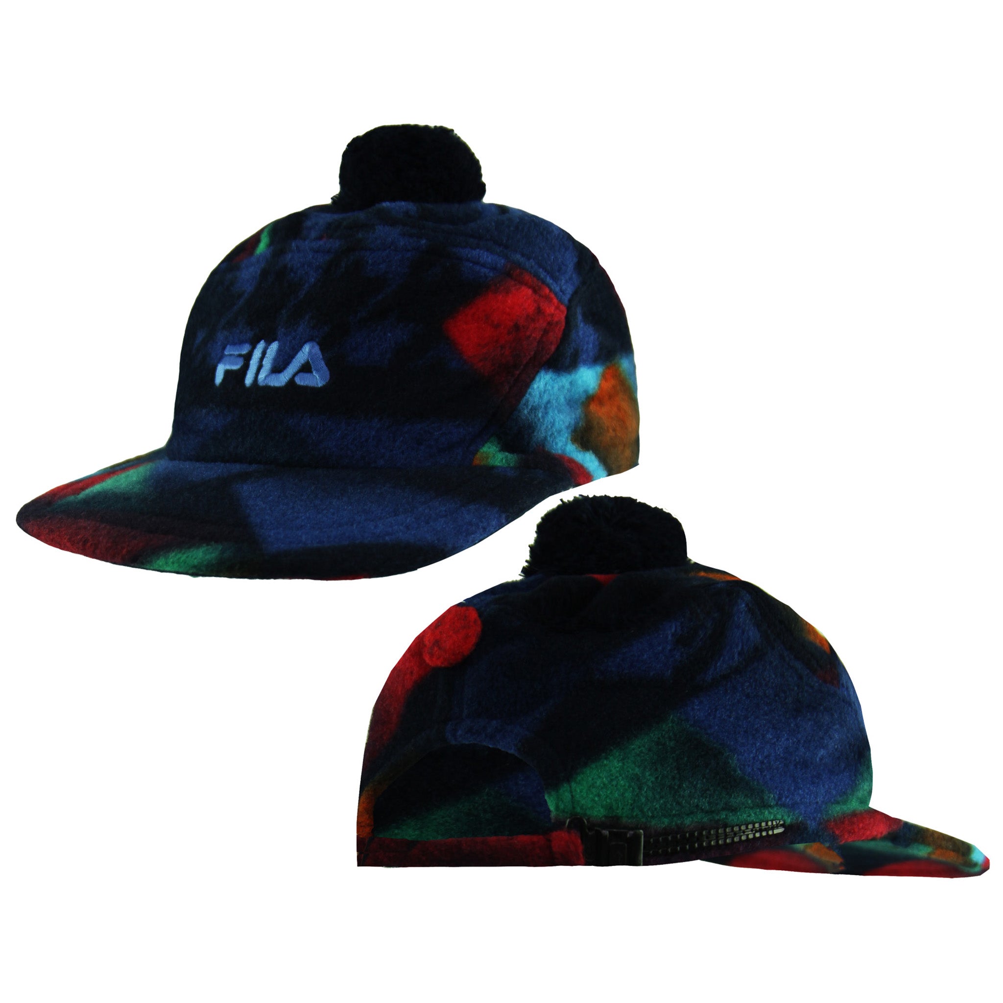 Fila Fleece Pom Pom Womens Navy Hat