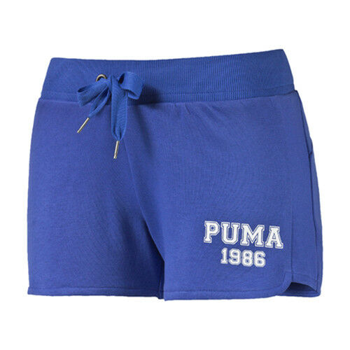 Puma Style Athletic Womens Blue Shorts