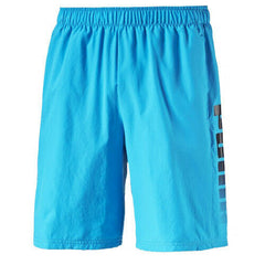 Puma Fun Big Logo Mens Blue Shorts