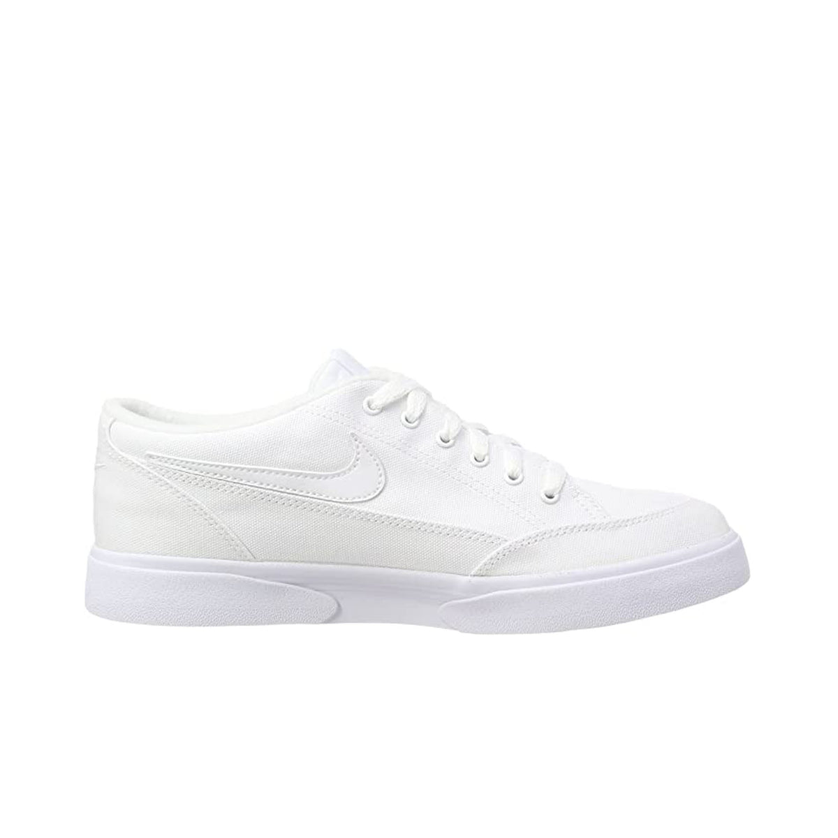 Nike GTS 16 TXT Lace Up White Canvas Womens Running Trainers 840306 111