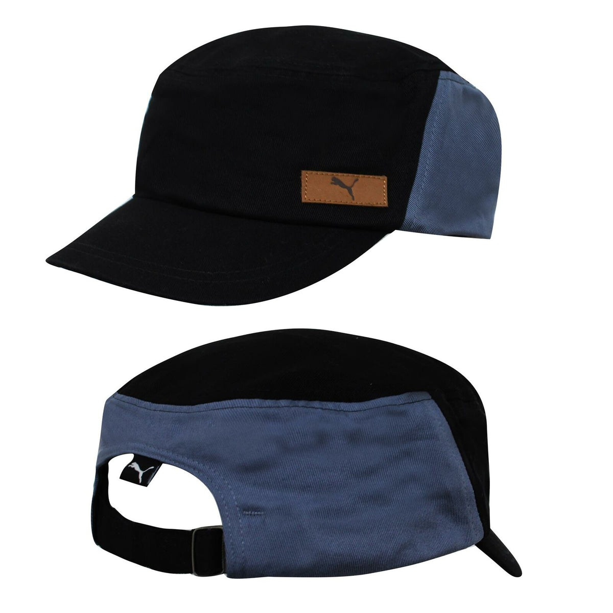 Puma Basic Mens Black/Blue Military Cap