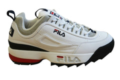 Fila Disruptor CB Low Mens Trainers White Lace Up Casual Shoe 1010707 1FG