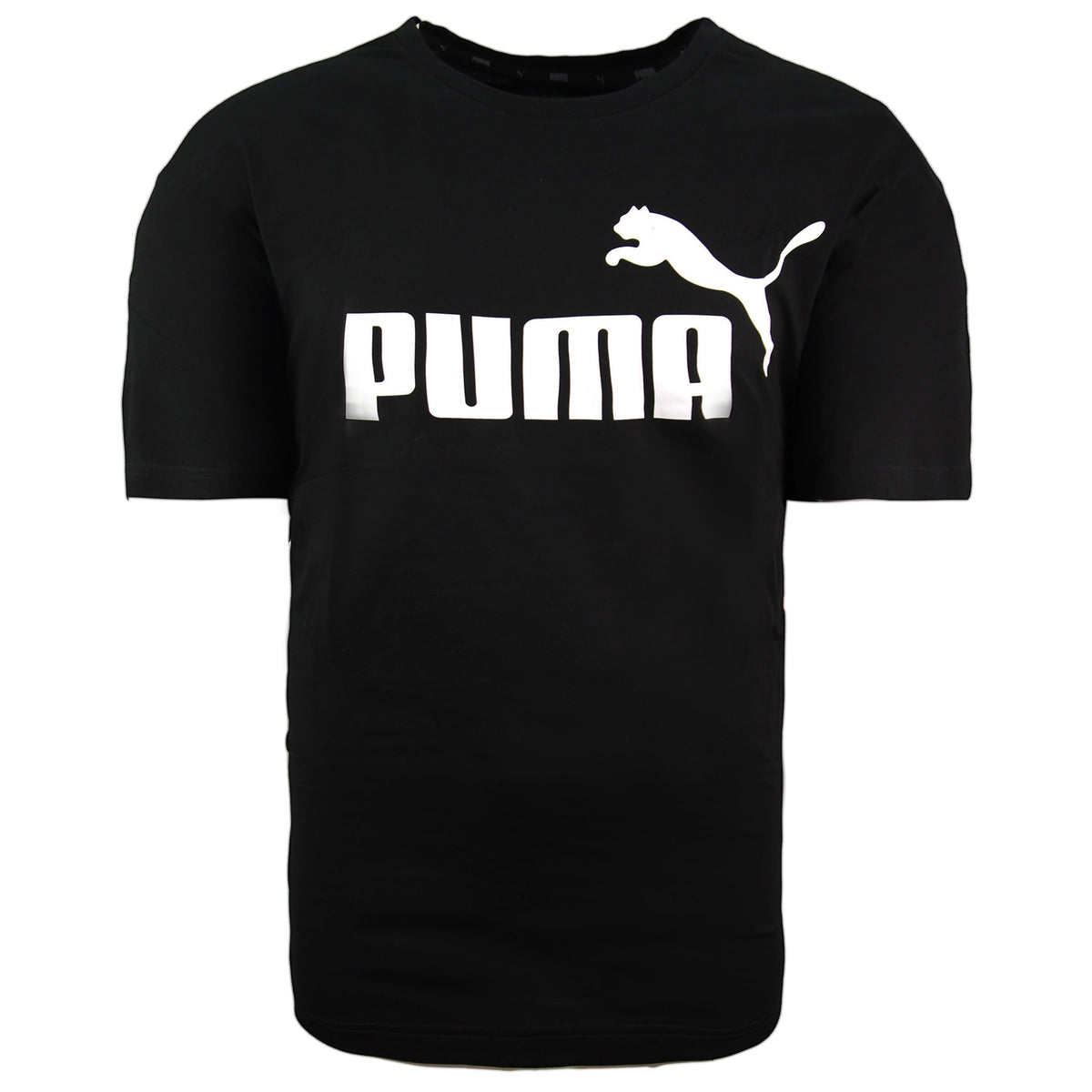 Puma Regular Fit Essentials Short Sleeve Logo Crew Neck Mens Tee 851740 01