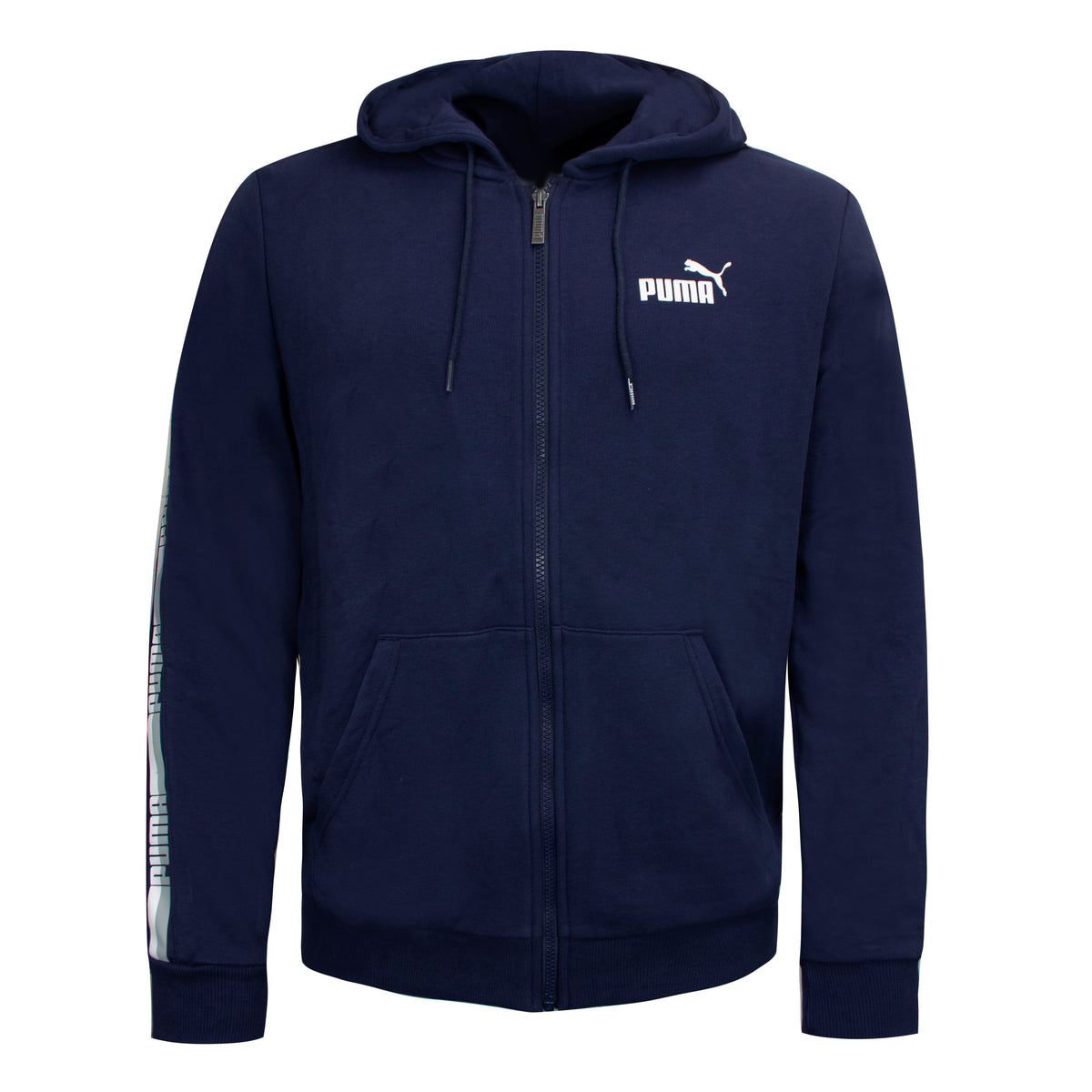 Puma Logo Mens Navy Track Jacket