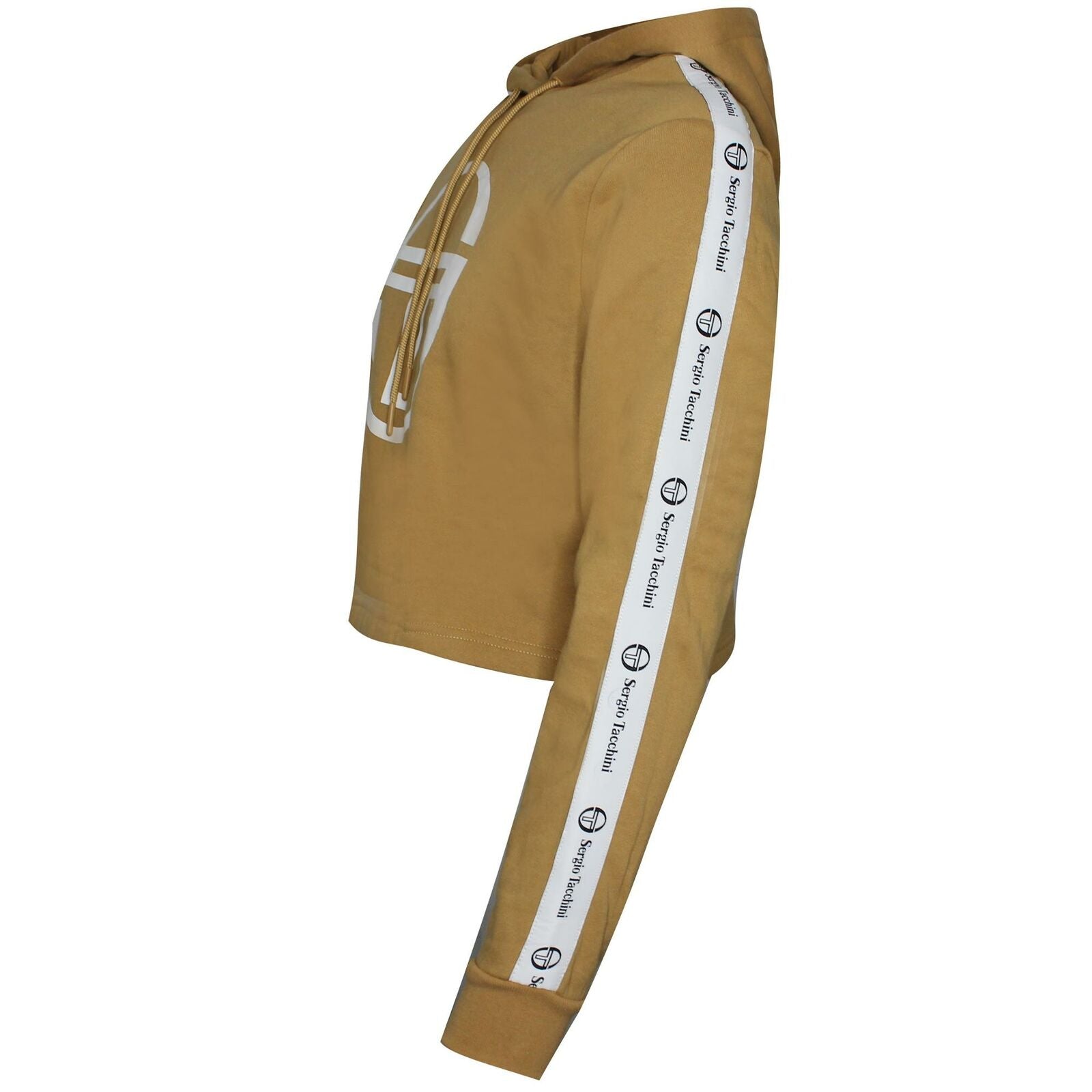 Sergio Tacchini Goran Womens Camel Cropped Hoodie