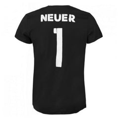 Adidas Neuer Mens Black Football T-Shirt