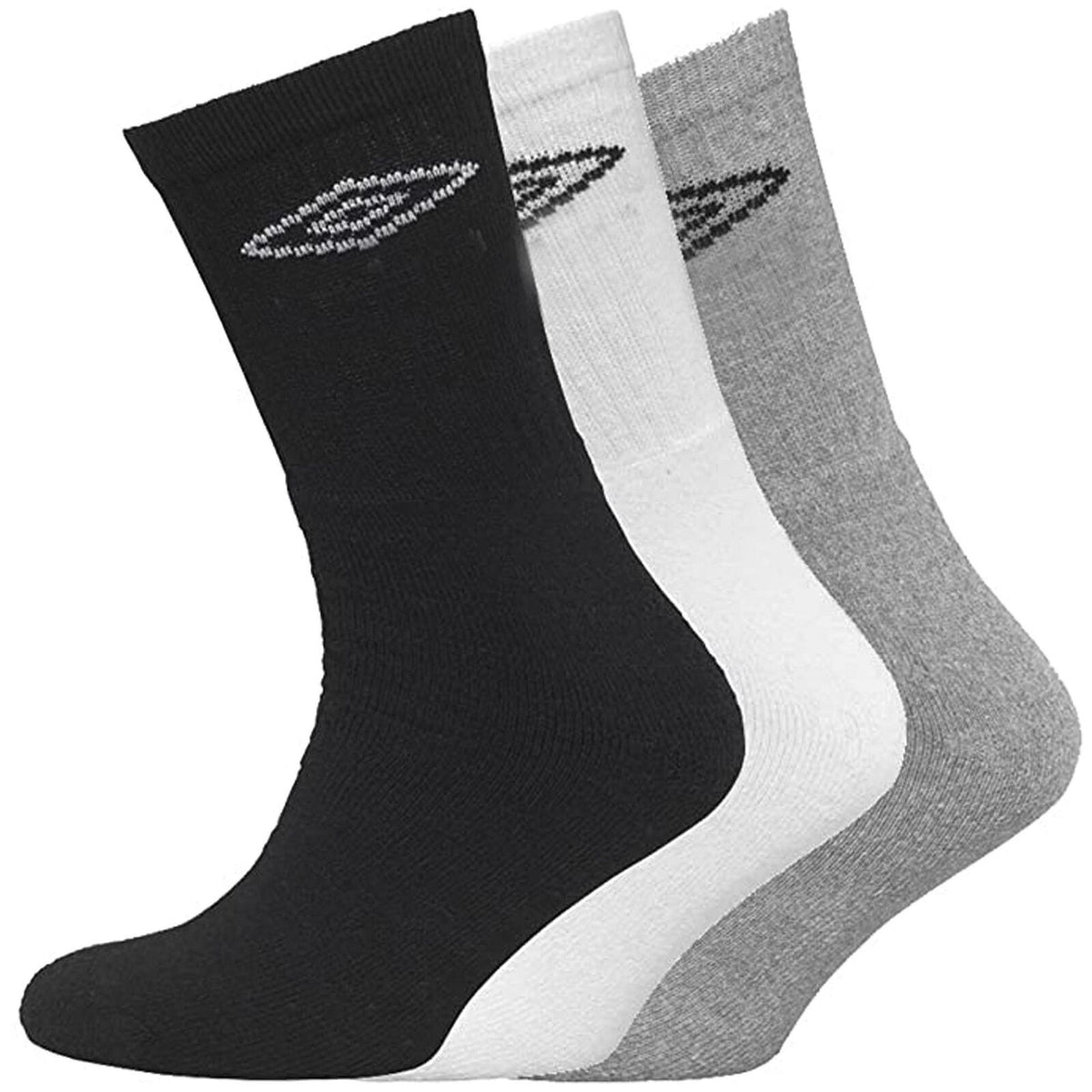 Umbro 3-Pack Mens Multicoloured Shoe Liner Socks