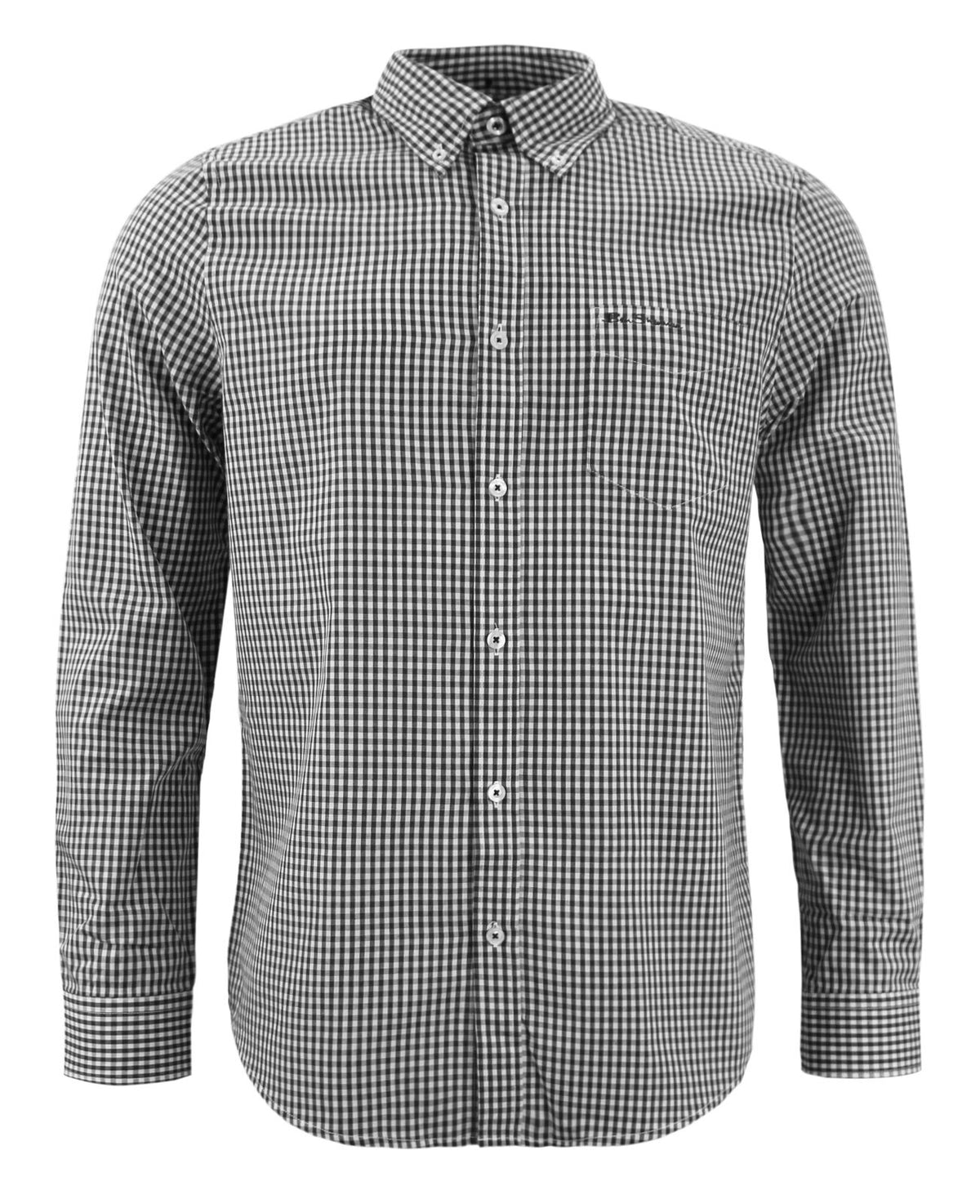 Ben Sherman Checkered Mens Black/White Shirt