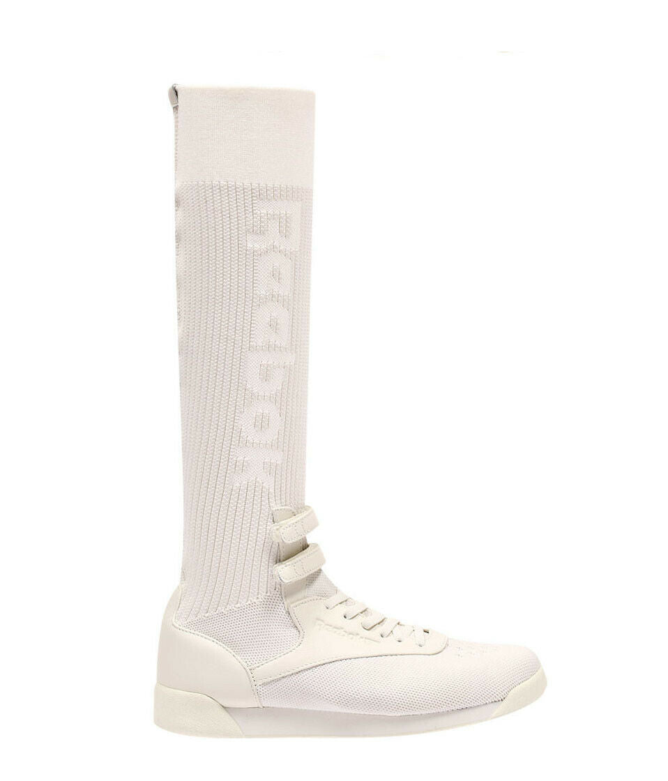 Reebok Classic Freestyle Hi Ultraknit Womens White Trainers