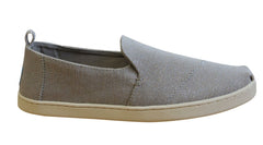 Toms Deconstructed Alpargata Womens Grey Espadrilles